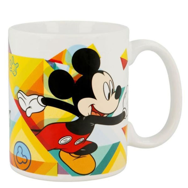 Drickskopp - STOR - Mickey Go - 325 ml - Keramik - Barn Gul