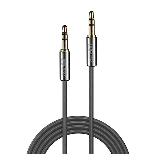 3,5 mm Jack lydkabel - LINDY - Cromo Line - Guldbelagte stik - 2m