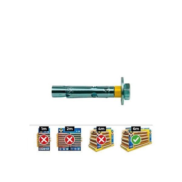 Skrue DT12-C M 12 X 70 Forzinket - Celo - Parti med 50 stk.