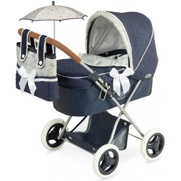 Foldevogn til dukke Vintage kollektion - DeCuevas Toys - 85044 - Hvid