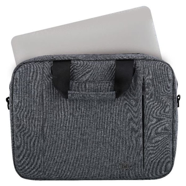Laptoptaske - TNB - ANTIBES - 14 tommer - Quiltet konstruktion - Grå