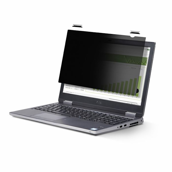 StarTech.com 15,6-tommer 16:9 Touch Privacy Screen, Laptop Security Shield, Anti-glare Blue Light Filter, Flip-Up Sort, Transparent