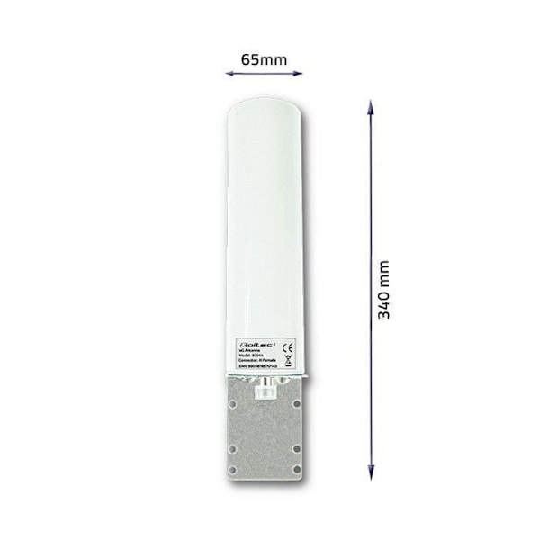 Qoltec omnidirektionel antenne 4G LTE 30dBi indendørs/udendørs - 5901878570143