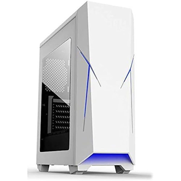 ATX Gaming Case - TALIUS - Xentinel - USB 3.0 - USB 2.0 - Hvid - uden kilde Sort, Hvid
