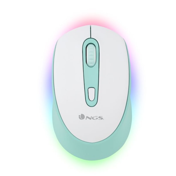 Souris Multi-Appareils - NGS - SMOG-RB MINT - Laddningsbar - Bluetooth 3.0/5.0 - Autonomi 50 Timmar