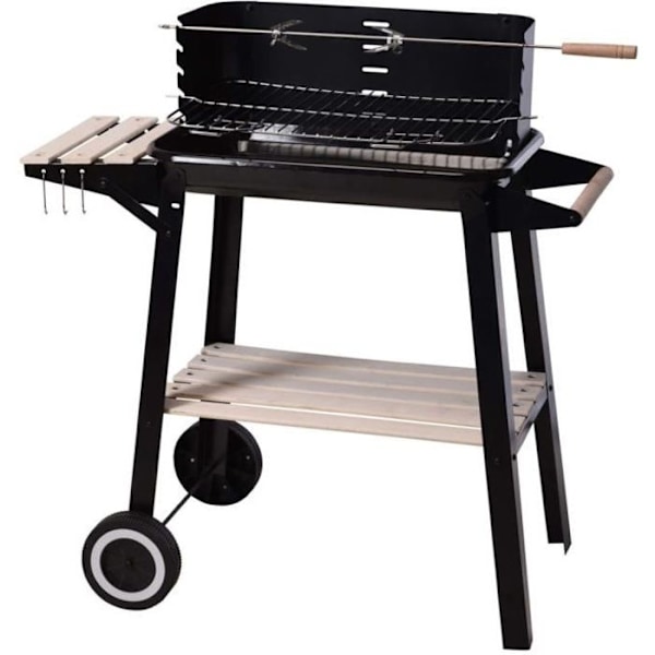 ProGarden Kolgrill 86,5 cm Svart