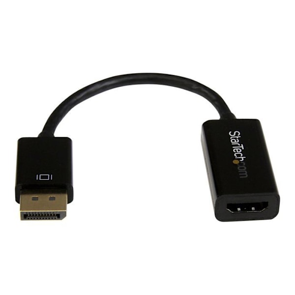 STARTECH.COM DisplayPort 1.2 - HDMI 4K -akkuadapteri DP-yhteensopivaan pöytätietokoneeseen tai kannettavaan tietokoneeseen
