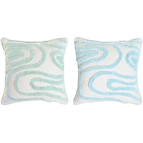 Tyyny - HOME ESPRIT - Monivärinen - 40 x 40 cm - Sisäkäyttöön - 2 kpl Flerfärgad