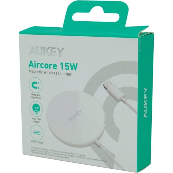 Aukey - Trådløs Qi-oplader Färg