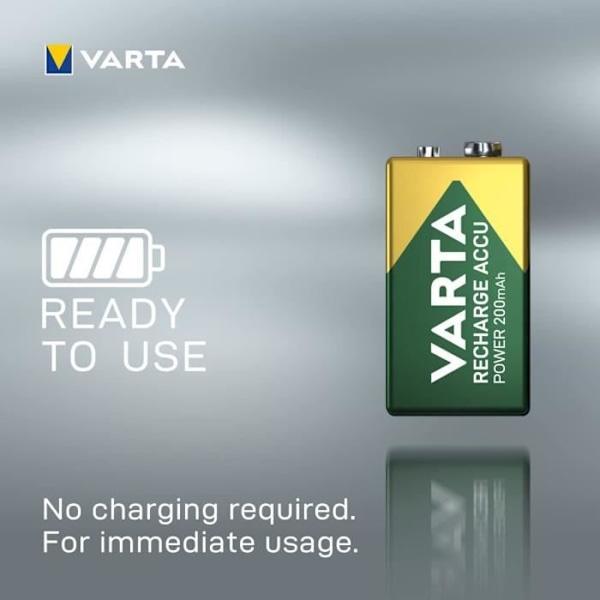 Ni-MH batteri 1x9V - VARTA - 56722101401