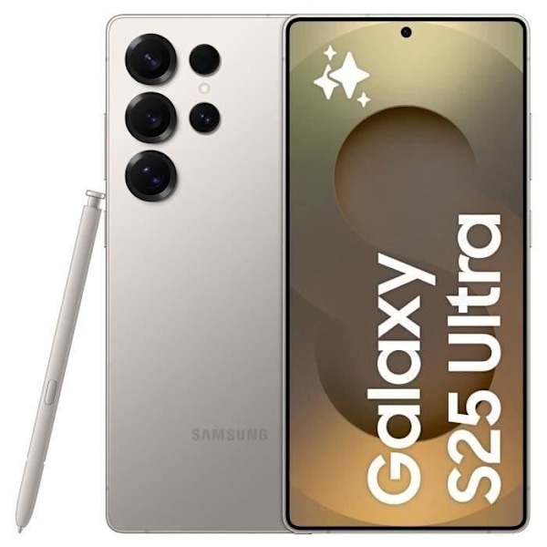 SAMSUNG Galaxy S25 Ultra AI Smartphone 256 GB Grå Titanium Titanium grå