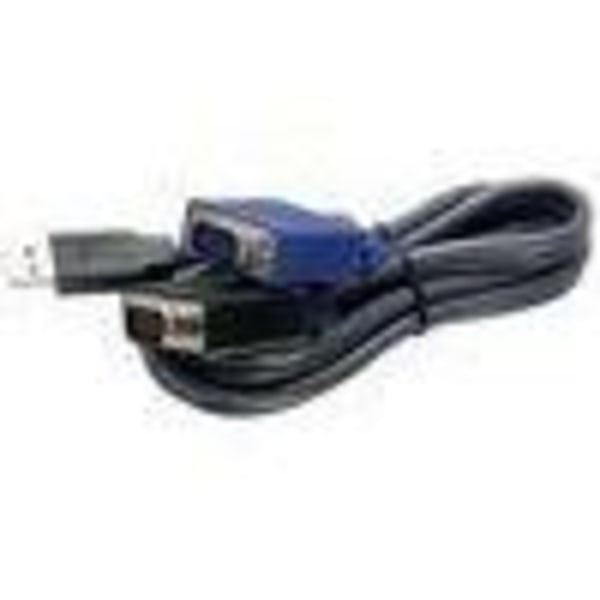 KVM-kaapeli - TRENDNET - 4,57 m - USB 2.0 - USB- ja VGA-liitin - Yhteensopiva useiden käyttöjärjestelmien kanssa