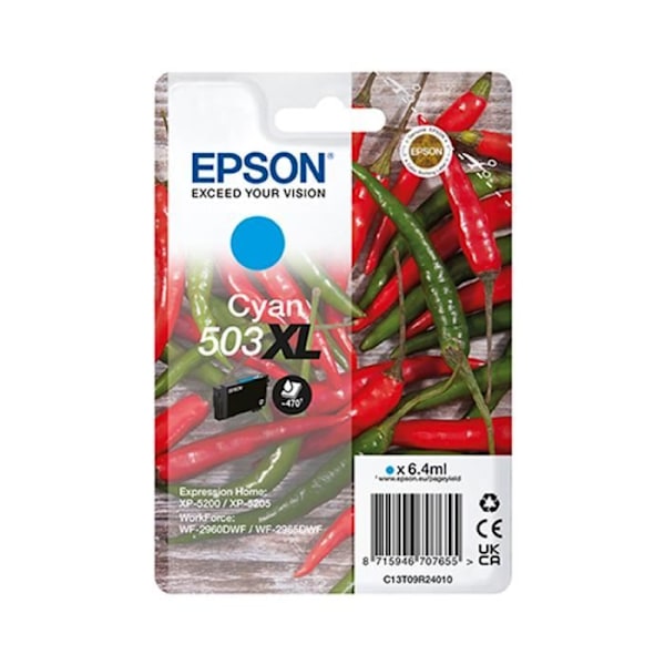 EPSON 503 PIMENT CYAN XL