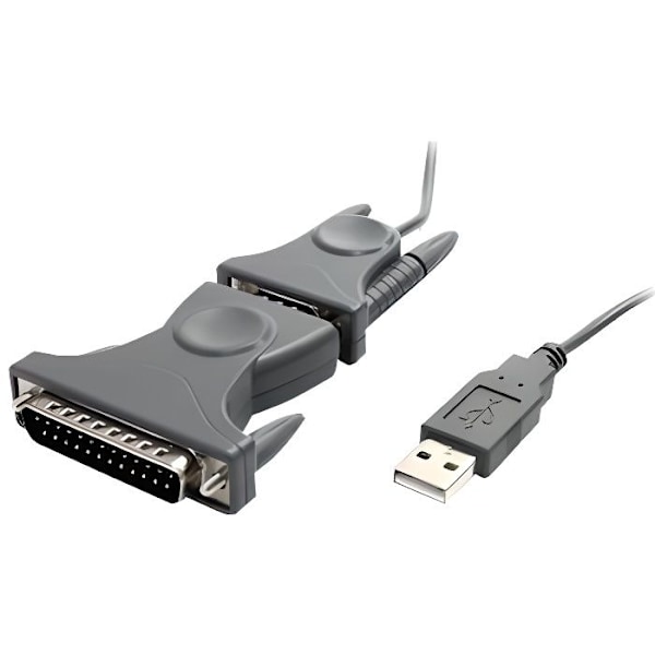 USB till DB9/DB25 seriell portadapter - STARTECH - 0,9 m - Plug-and-play - 2 års garanti - Grå