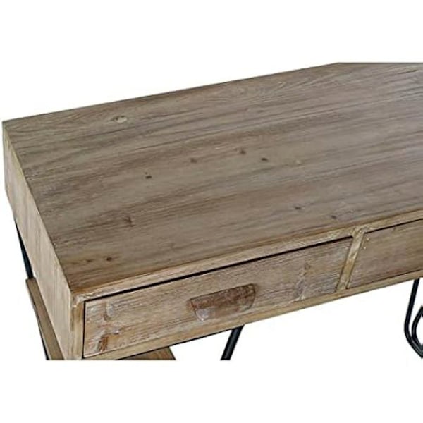 Konsoli - KODIN SISUSTUS - Mustakuusi metalli - 120 x 43 x 78 cm - Sisääntulokalusteet - Monivärinen Flerfärgad