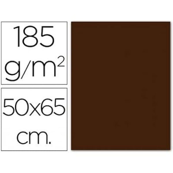 Sæt med 25 Iriskort 50 x 65 185 g - Brun