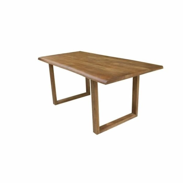 moderne stil spisebord naturligt træ 180 cm
