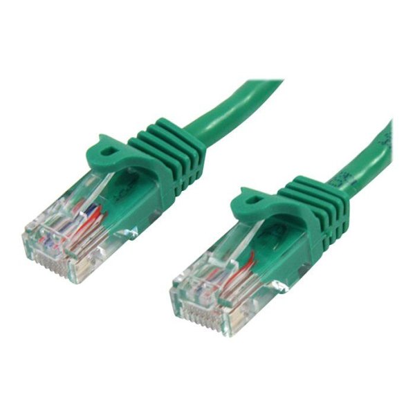 STARTECH 3m Hookless Cat5e UTP netværkskabel - Anti-Snag RJ45 Ethernet ledning - M/M - Grøn