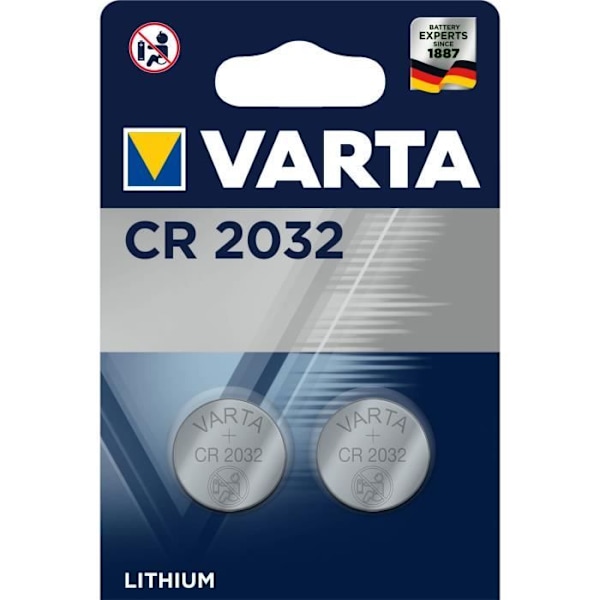 VARTA Pakke med 2 litiumbatterier CR2032 3V