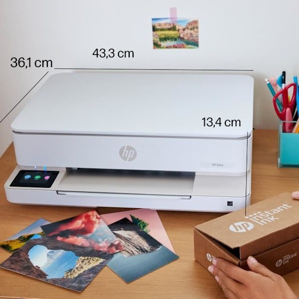 HP Envy 6110e -värimustesuihkutulostin - kopioskannaus - HP+:n mukana toimitettu 3 kuukauden instant-muste
