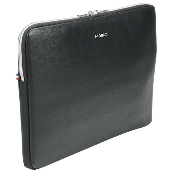 MOBILIS Laptop/Tablet Sleeve 12,5-14" - Sort og Sølv Sort, Sølv