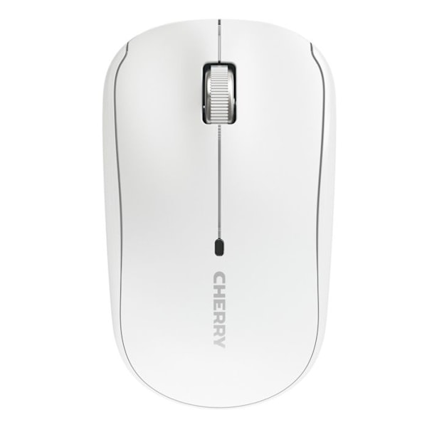 Bärbar datormus - CHERRY - MW 2200 - Trådlös 2,4 GHz - 1300 dpi - Ergonomisk och kompakt Vit