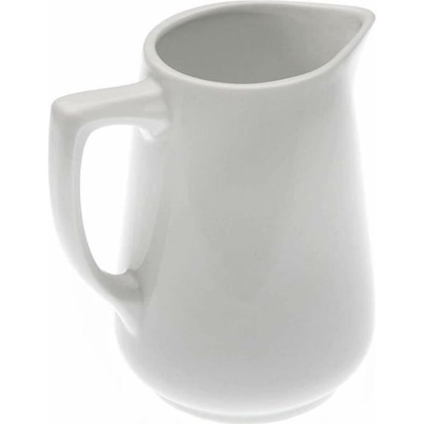 Maitokannu - VERSA - 480 ml - Posliini - Valkoinen - Mitat: 6,5x12,5x12 cm Vit