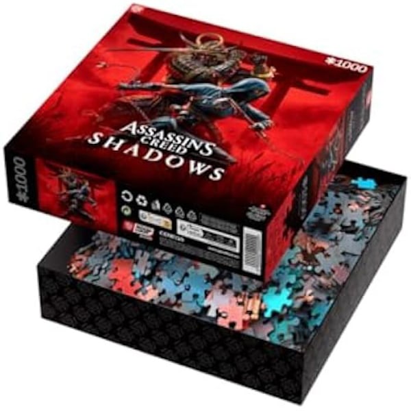 1000 bitars pussel - GOOD LOOT - Assassin's Creed - Naoe & Yasuke - Flerfärgad - 68x48 cm Flerfärgad
