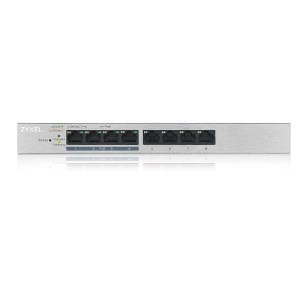 Ethernet-switch - ZYXEL - GS1200-8HP v2 - 8 porte - PoE - Administreret