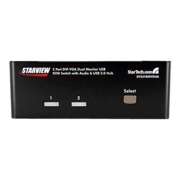 2-porttinen DVI VGA USB KVM-kytkin ja ääni - STARTECH