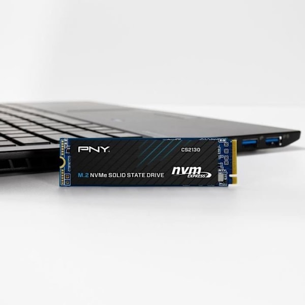 PNY – Sisäinen SSD-asema – CS2130 – 500 Gt – M.2 NVMe (M280CS2130-500-RB)