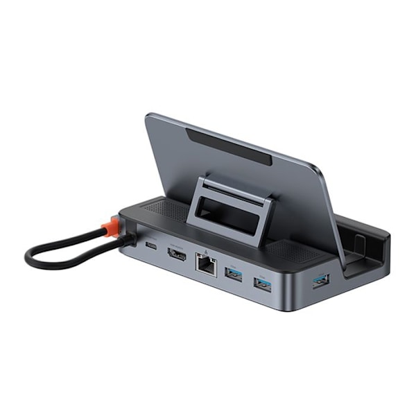 5 Gbit/s tukiasema, 4K 60 Hz, PD100W, Ethernet - Baseus GamerX -sarja (B00052900811-00) - Musta
