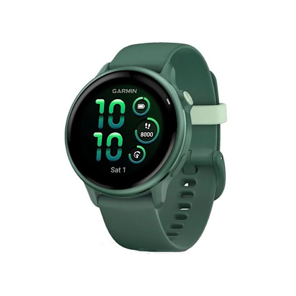 Garmin vívoactive 6 älykello, Metallic Jasper Green kehys vihreä kuusi kotelo