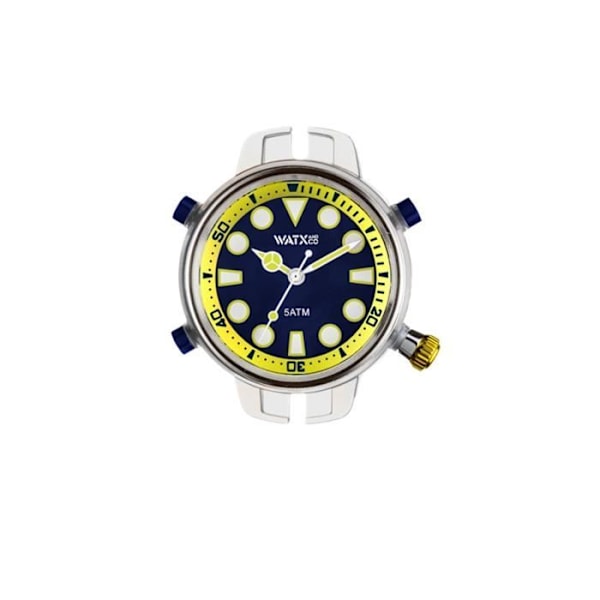 Ur - WATX&COLORS - M SCUBAX RWA5043 - Kvarts - Analog - Blå og gul Blå, Gul