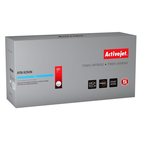 ActiveJet ATB-325CN, Lasertoner, 3500 sider, Cyan, 1 stk.