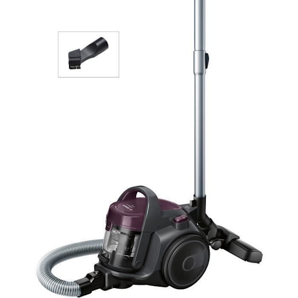 BOSCH Støvsuger uden pose GS05 Cleann'n - (h)epa - 9m - 1,5L - Effektiv, kompakt og let Grå