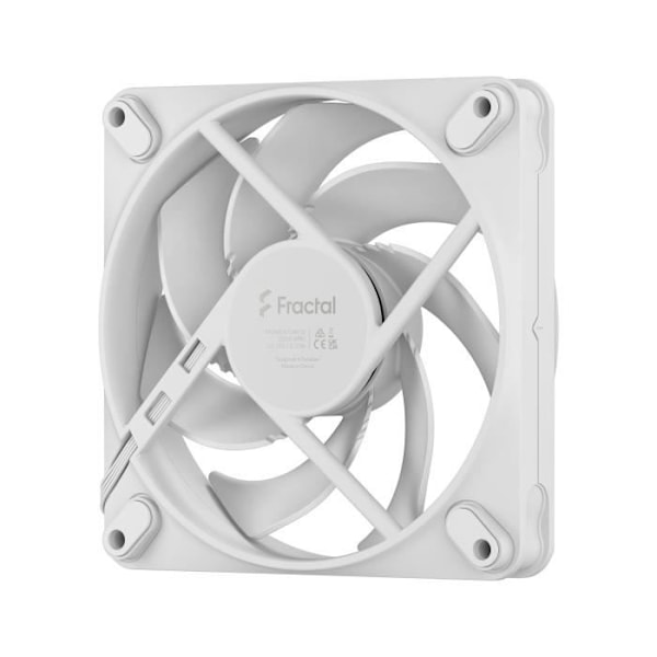 PC-tuulettimet - FRACTAL DESIGN - Momentum 12 - FDB - PWM-ohjaus - Melua vähentävät lapaset - Valkoinen