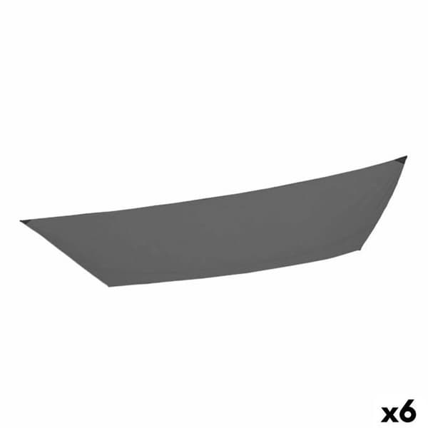 Rektangulär solskydd - AKTIVE - Grå - Hållbar - Polyester - 200 x 0,5 x 300 cm - 6 enheter
