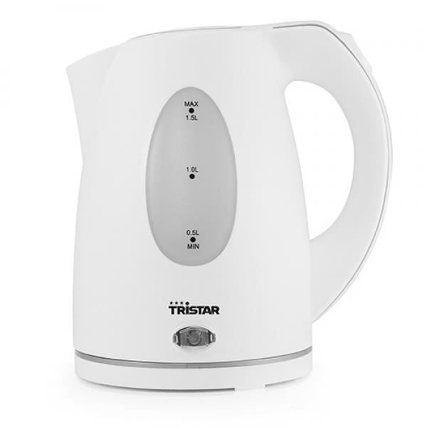 Elkedel TRISTAR WK1324 - Kapacitet 1,5L - 2000W - Hvid