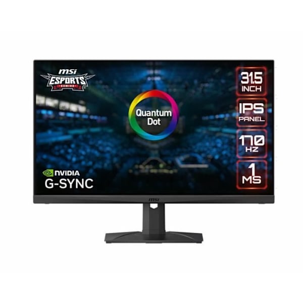 MAG321QR-QD 31,5" PC-skærm... Sort