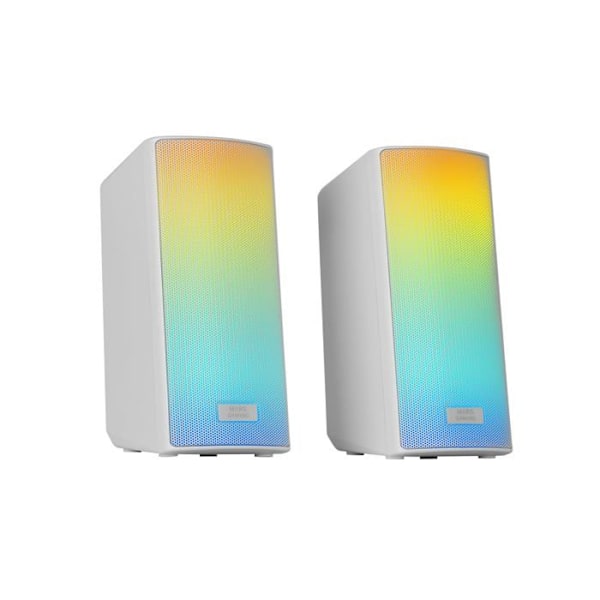 Bluetooth-högtalare - Mars Gaming - MSRGB2 - 15W - Bluetooth 5.3 - RGB Full Mesh Vit