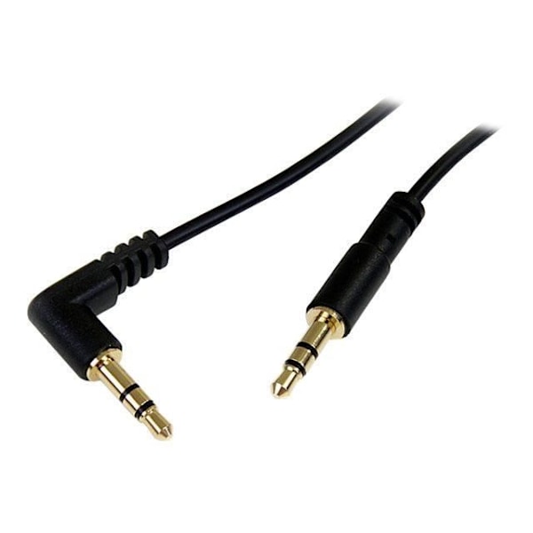 STARTECH 1,8 m retvinklet minijack til 3,5 mm minijack slankt lydkabel - M/M