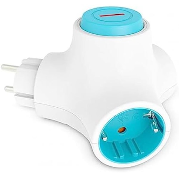 MULTIENCHUFE MOLEKYL 2 NYCKLAR MED SWITCH