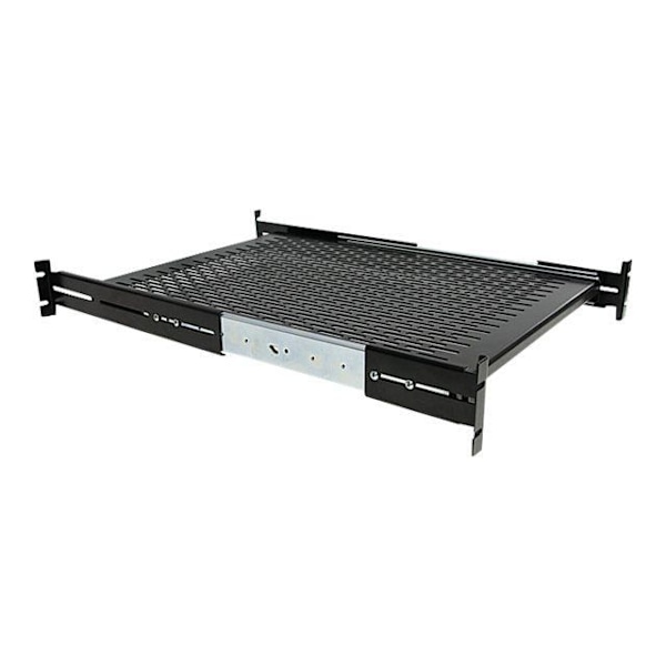 STARTECH skydehylde til 2U serverrack - Justerbar dybde 48 cm - 23 kg - Koldvalset stål (CRS) - 22,68