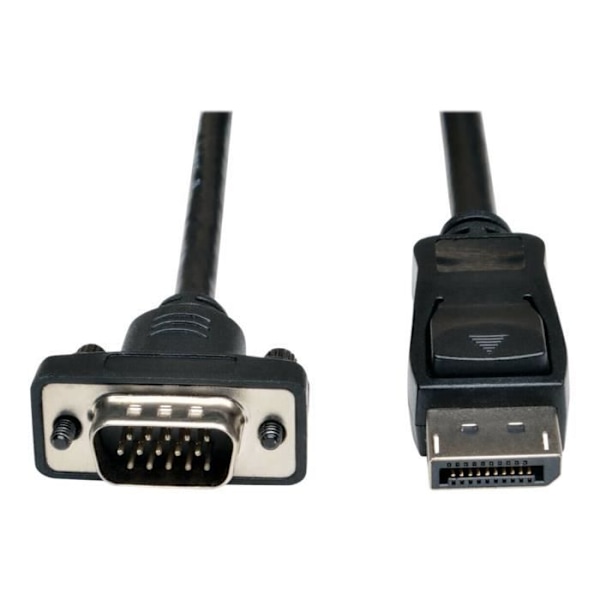Adapter - Tripp Lite - DP til VGA - 1,83 m - Aktiv - Sort