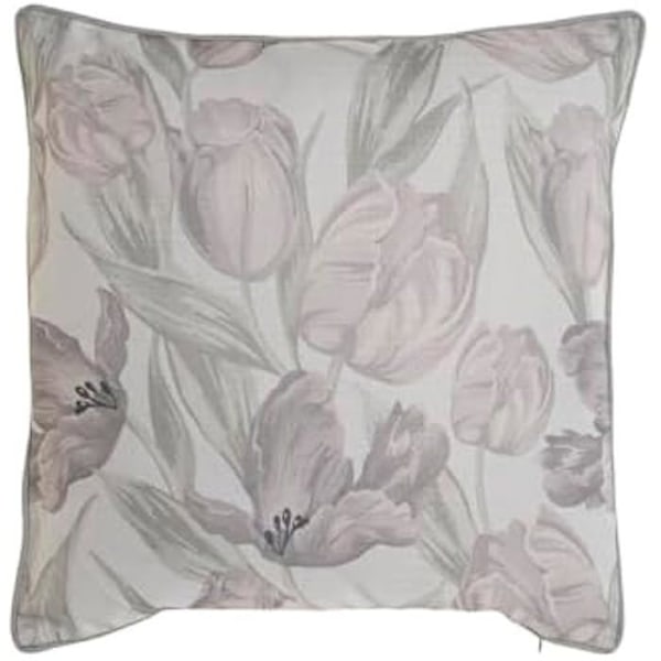 Kudde - HOME ESPRIT - Tulpan - Flerfärgad - 45 x 45 cm - Inomhus Flerfärgad