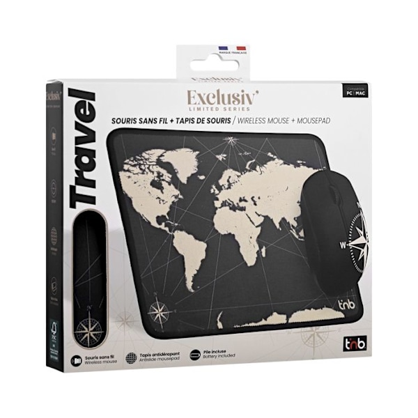 T'nB - Pak tæppe + designmus TRAVEL - KOLLEKTION EKSKLUSIV