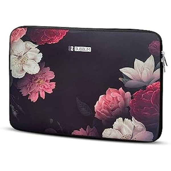 SUBBLIM Neopren Computertaske Trendy Sleeve Neo 13.3-14 Blomster