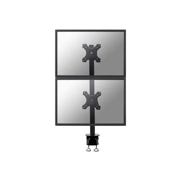 Bordsstöd för 2 LCD/Plasma-skärmar - NEWSTAR - FPMA-D700DV - Svart - Skärmstorlek: 10"-27" Svart