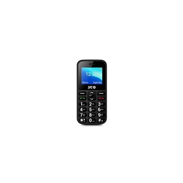 SPC Fortune 2 4G – vanhempi 4G-matkapuhelin, SOS-painike, korkea soittoäänenvoimakkuus, kauko-asetukset, suuret painikkeet, musta